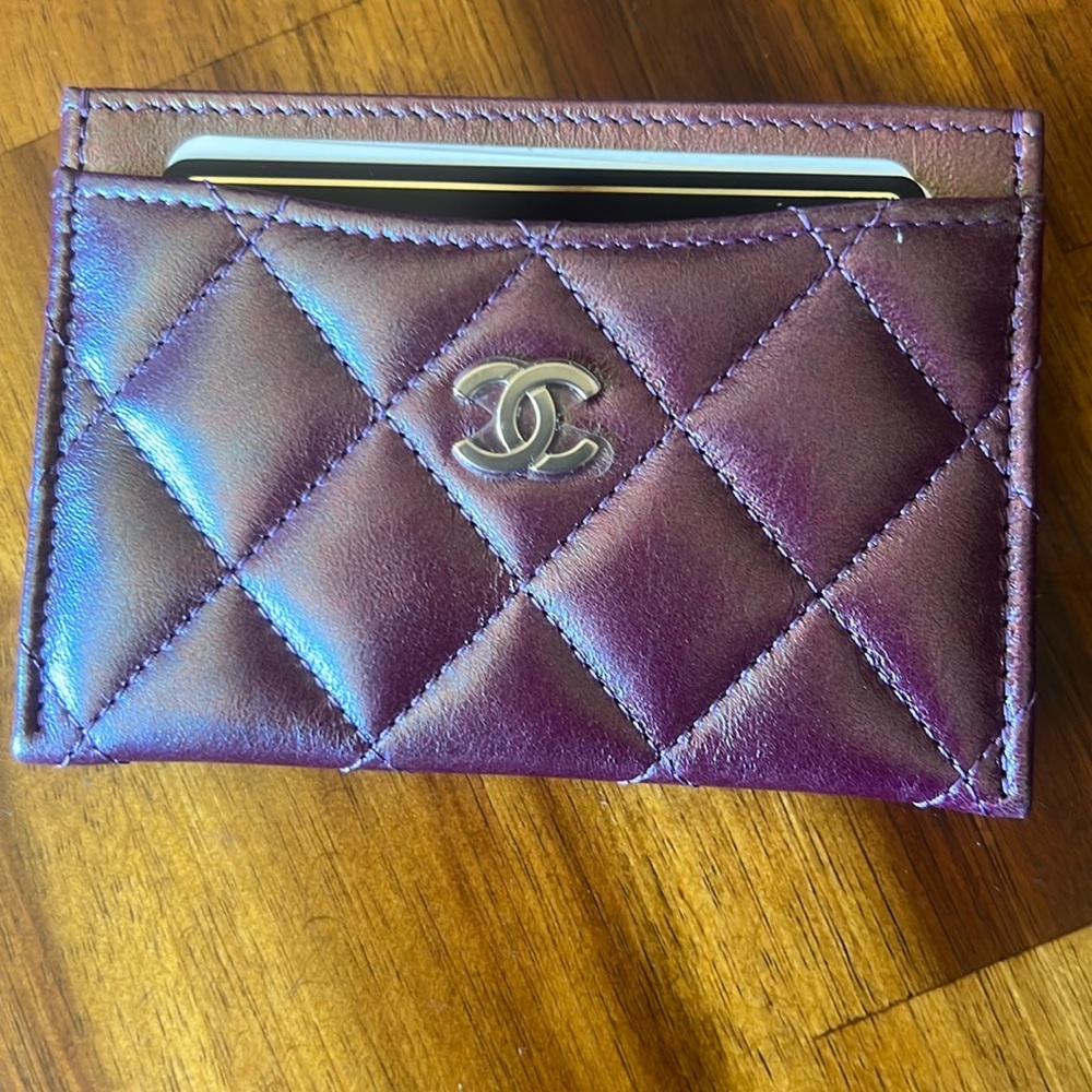 Chanel card holder